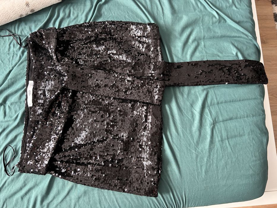 Fusta mini Mango cu paiete