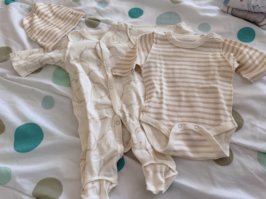 Лот дрешки за новородено H&M, Bebetto, Rainyи др. 50-56