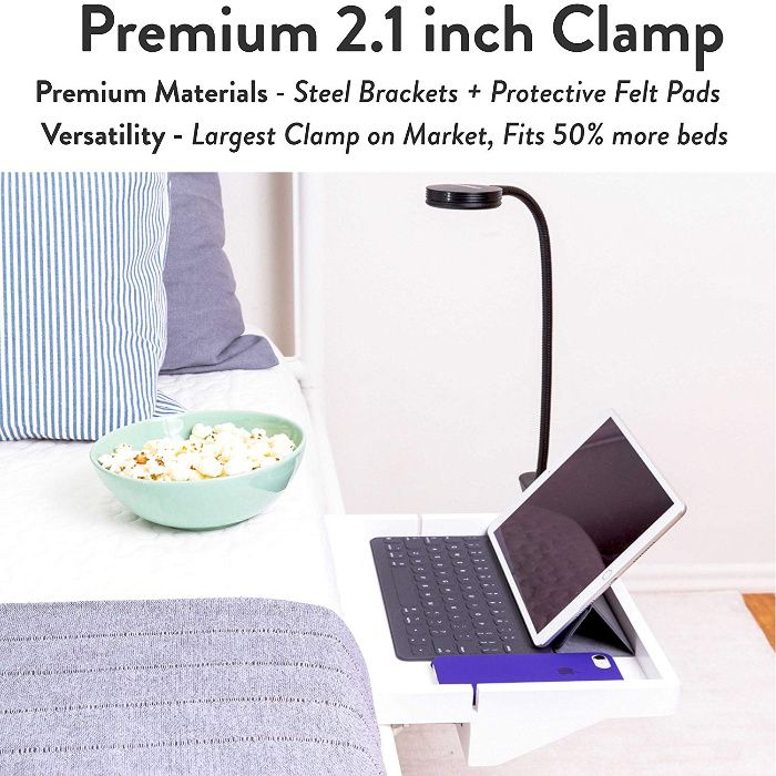 Raft pt pat BedShelfie The Original Bedside Shelf - White