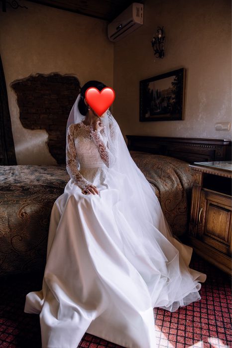 Свадебное платье от московского дизайнера