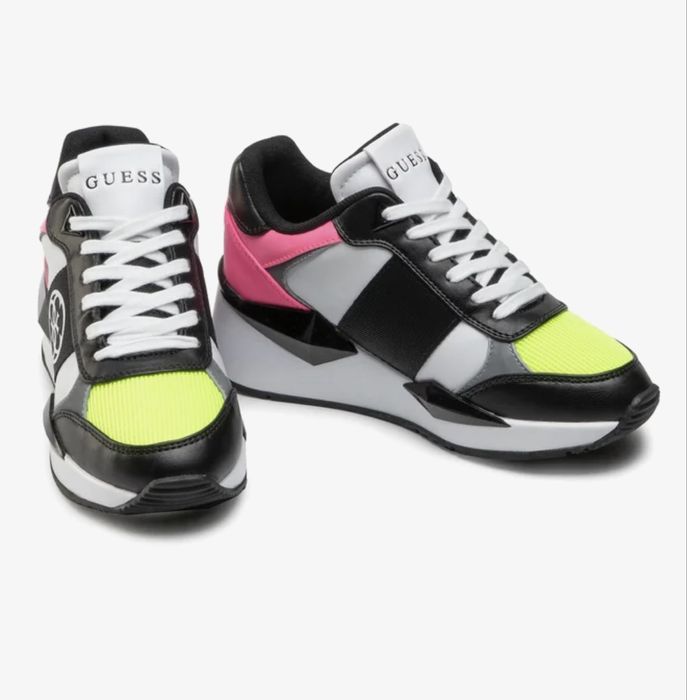 Guess Сникърси Tesha FL5TES ELE12 Черен