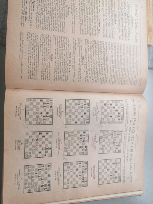 Cărți de șah din 1946 pt colecționari