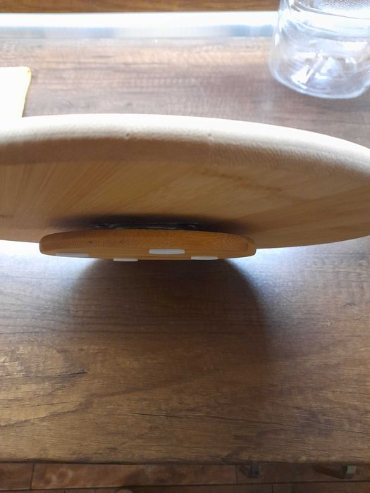 Въртящо се дървено плато за разядки и мезета