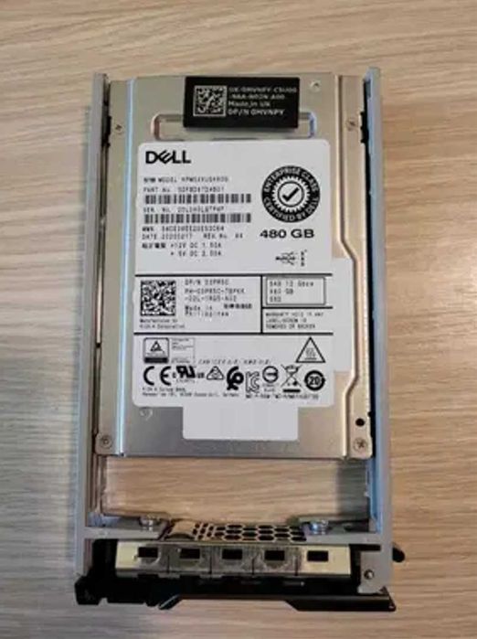 SSD DELL KIOXIA KPM5XVUG480G PM5-V Series SAS 12Gbps 3 DWDP (2.5-inch)