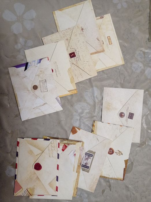 Винтажные мини-конверты