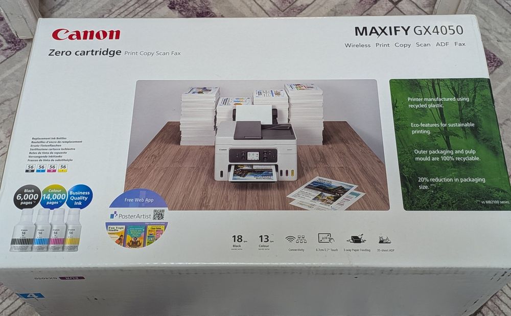 Imprimanta multifunctional Canon Maxify GX4050. produs nou sigilat
