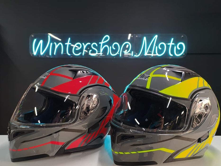 Крутой, Мотошлем Модуляр/Трансформер со Встроенными Очками "ORZ".