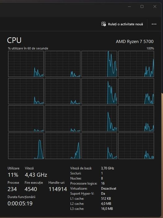 Ryzen 7 5700 box si placa de baza