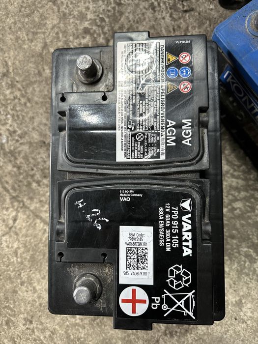 Акумулатор Varta 12V 68 Ампер 680A часа ном 26