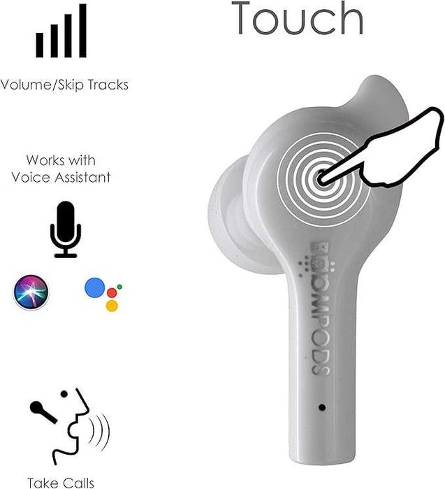 Casti NOI fără fir Bluetooth 5.0 Bassline Go True wireless android