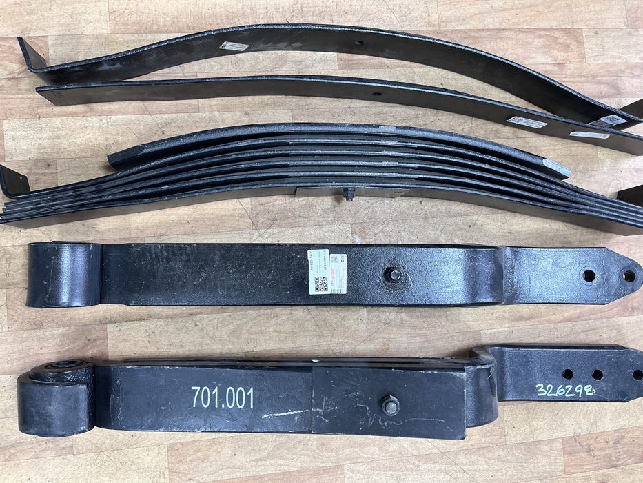 Полурессора и рессора Тонар, Маз, ЧМЗАП, Нефаз, Сзап стремянки