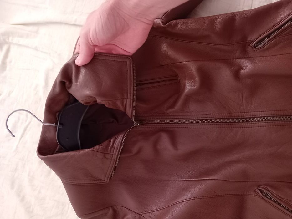 geaca piele naturala dama doamne jacheta marime s noua