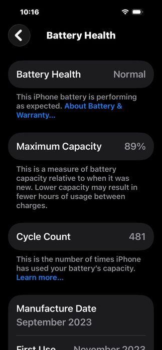 iPhone 15 pro 128 Gb black titanium