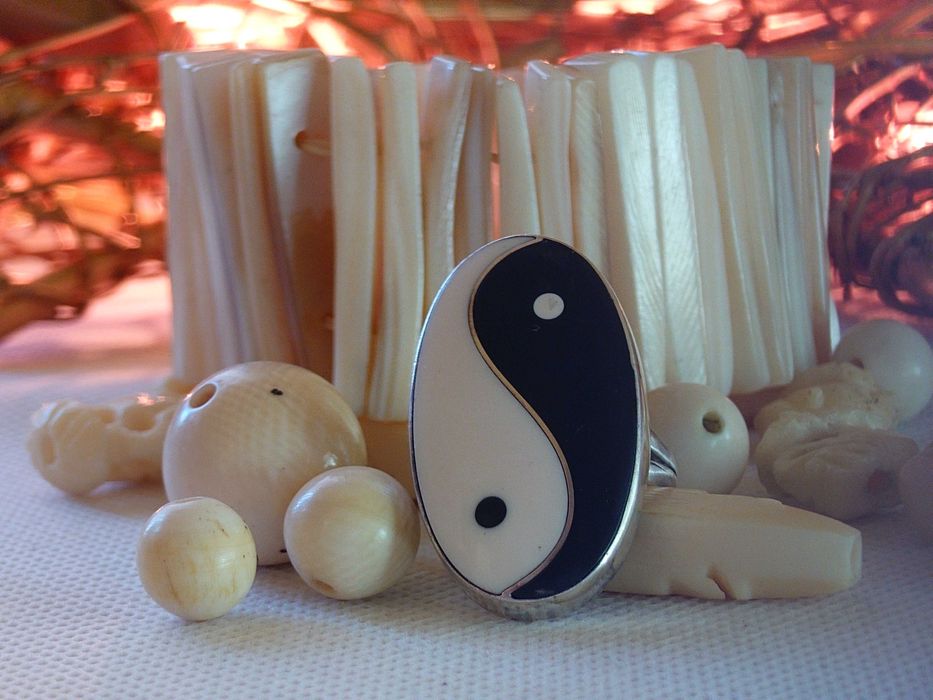 Inel argint „Yin Yang”, 10,4 g