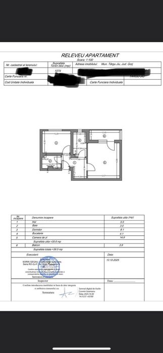 Vând apartament 2 camere