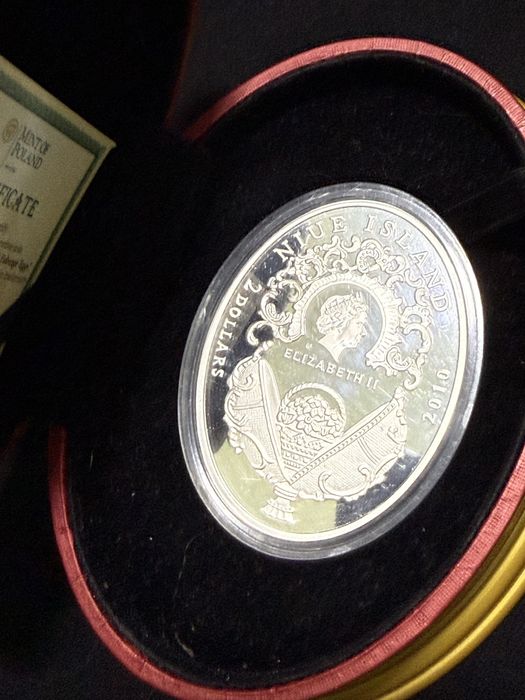 Монета серебряная 999.9 п Фаберже