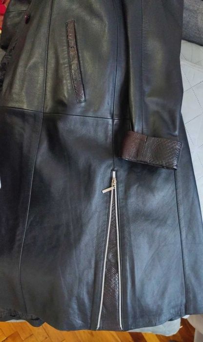 Haina piele Dama lunga