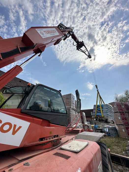 Inchiriez 2 Manitou Telehandler Roto Rotativ Nacela, Macara, Cupa
