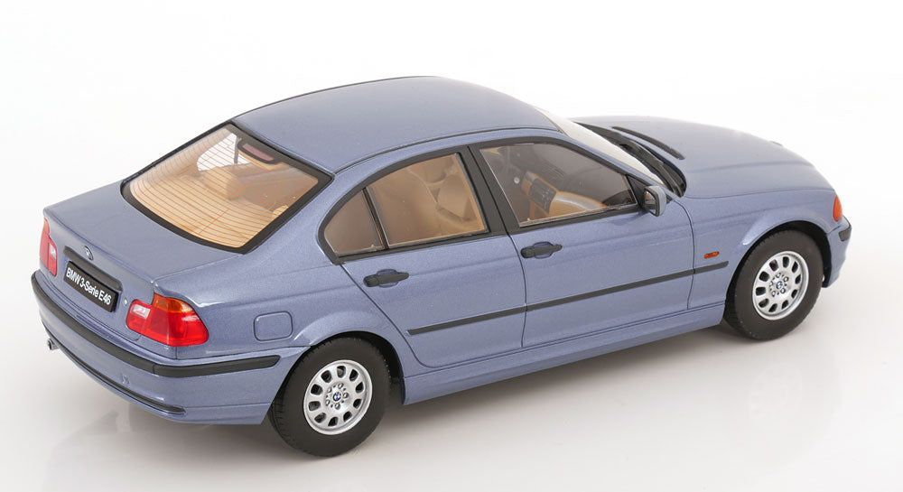 Macheta auto BMW Seria 3  E46  1999 albastru 1:18 KK-Scale