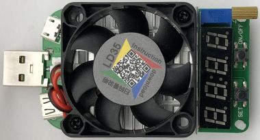 Tester multifunctional USB, afisaj cu LED-uri,4-25V/0.25-5A c.c.-LD35