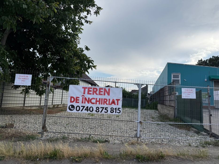 Inchiriez teren 300m