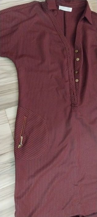 Платье -рубашка .