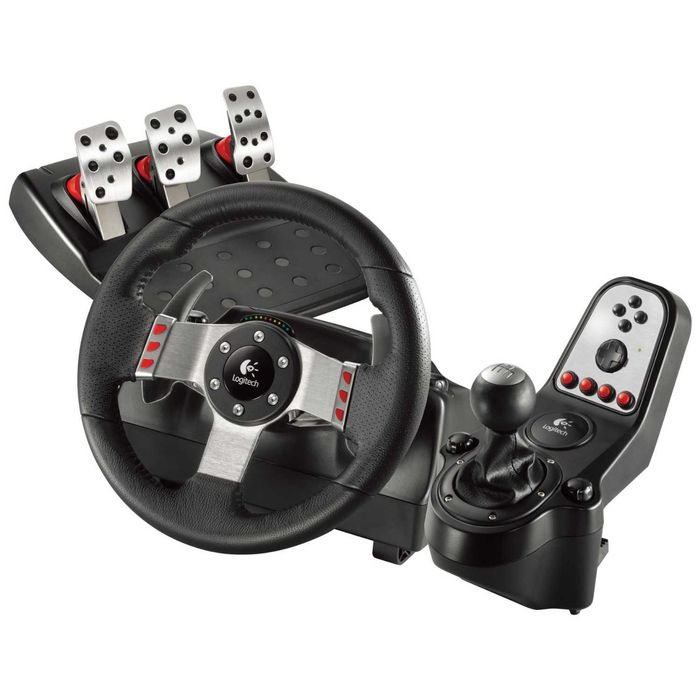 Set Volan Pedale si Schimbator Logitech G27 Racing Wheel, pentru PC, PS3, PS4, PS5 | GARANTIE 12 LUNI | UsedProducts.ro