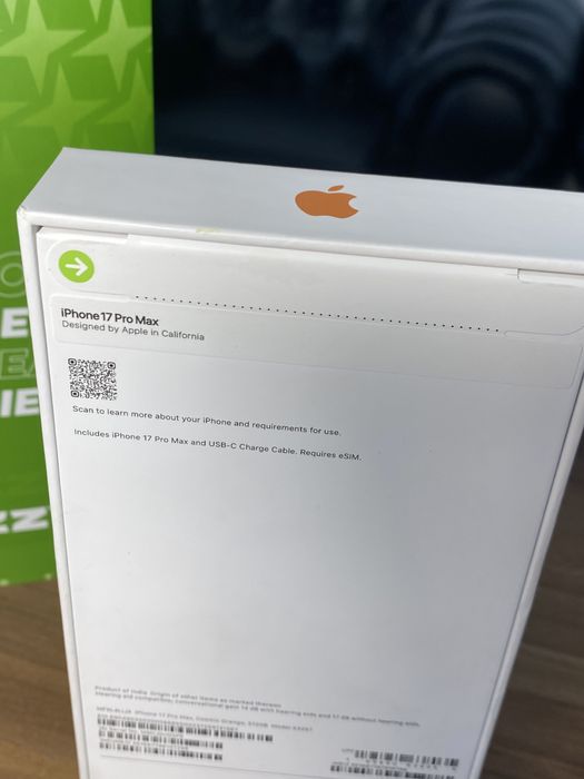 iPhone 17 Pro Max eSim • 512 GB • Cosmic Orange