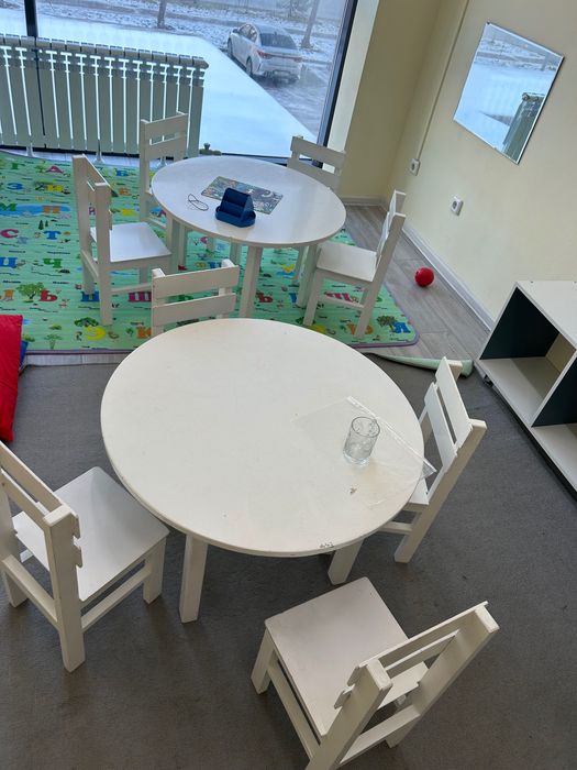 Столы стулья и шкаф для детсада и центра