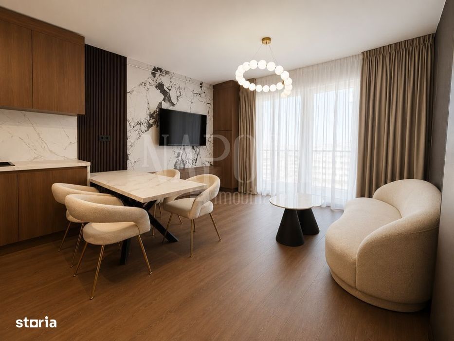 Apartament 2 camere de vanzare in Floresti — fotografia 1