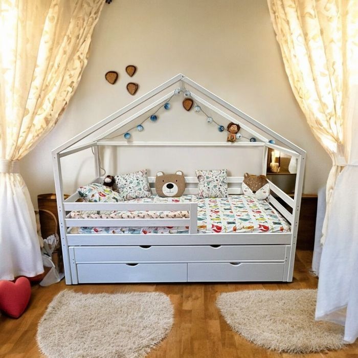 Детско легло-къщичка, тип Монтесори