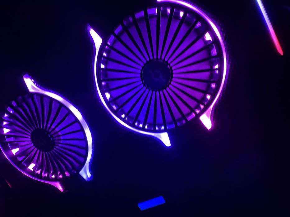 Cooler leptop Aqiris Pluto 17inch cu iluminare RGB