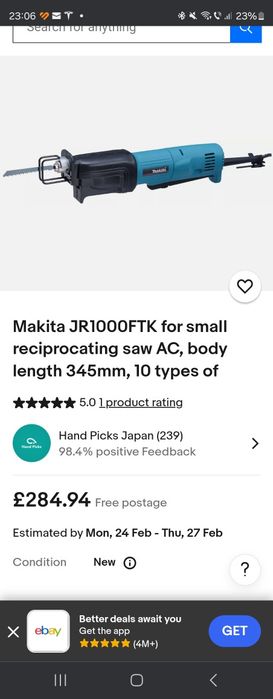 Fierastrau Makita JR 1000FT