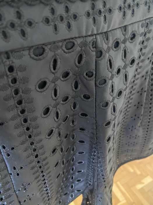 Zara панталон къс еко кожа