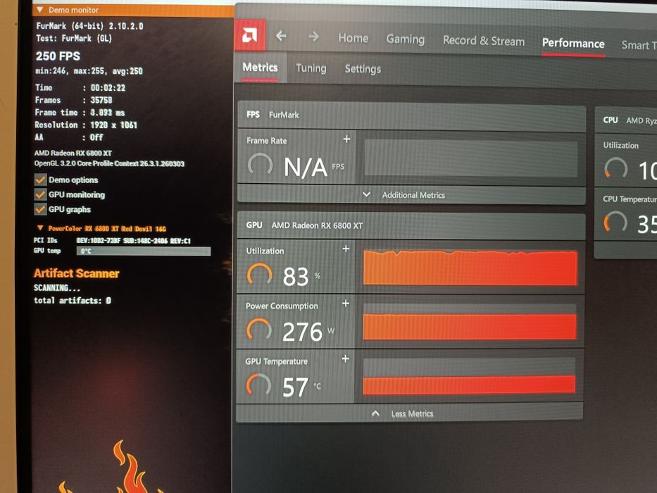 Видео карта RX 6800 XT PowerColor Red Devil 16GB GDDR6 256-bit