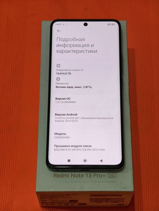 Redmi Note 13 Pro Plus 512 gb Ram 16