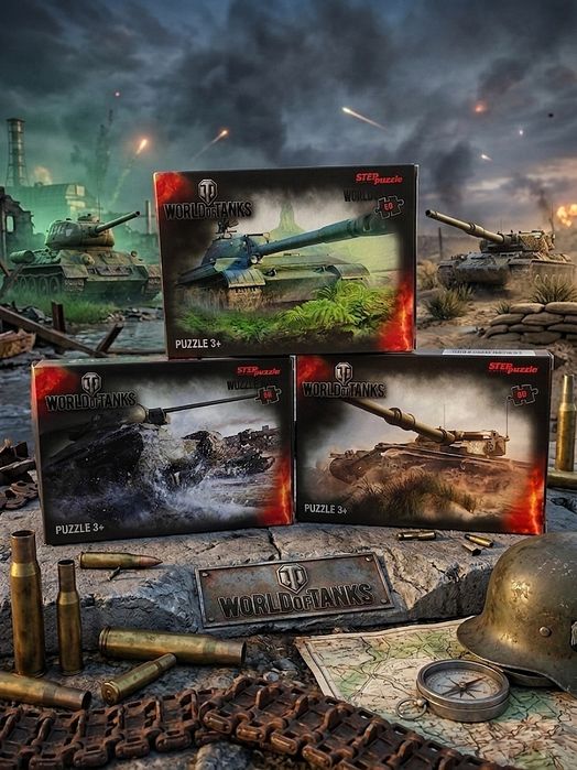World of Tanks. Пазлы Коллекционные от Wargaming.