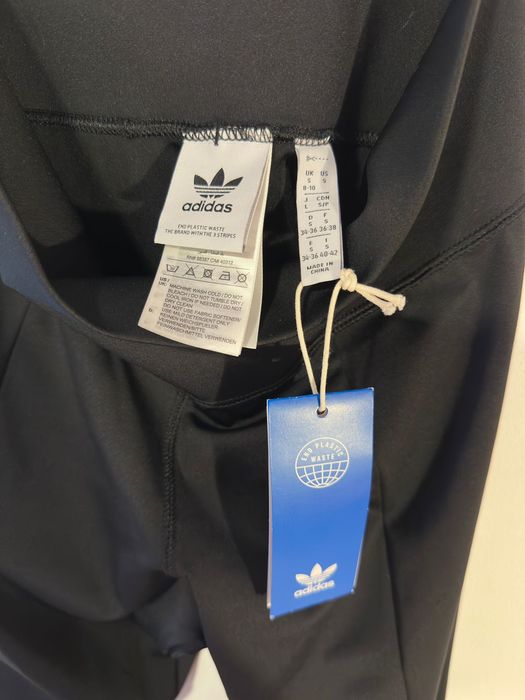 Colanți Adidas Fit High-Waist, cu talie înaltă, Negri, S