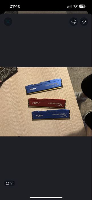 ОЗУ плажки 8гб ddr3