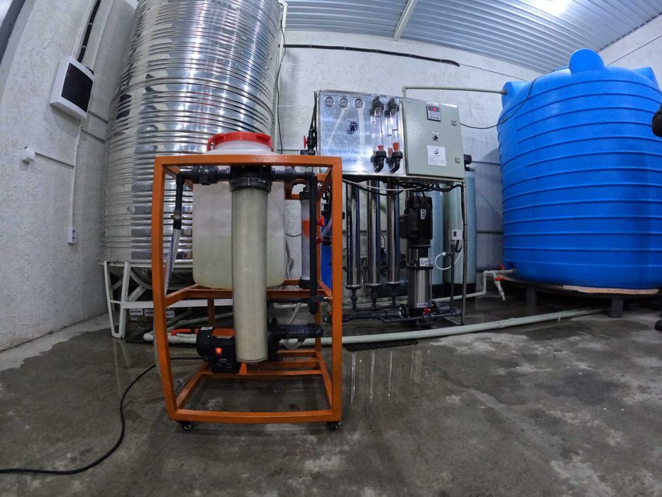 Аппарат химической промывки (CIP-мойка) мембран обратного осмоса