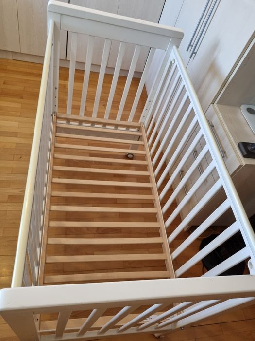 Treppy Pat co-sleep 120x60 cu laterala culisanta si roti Dreamy Plus 2