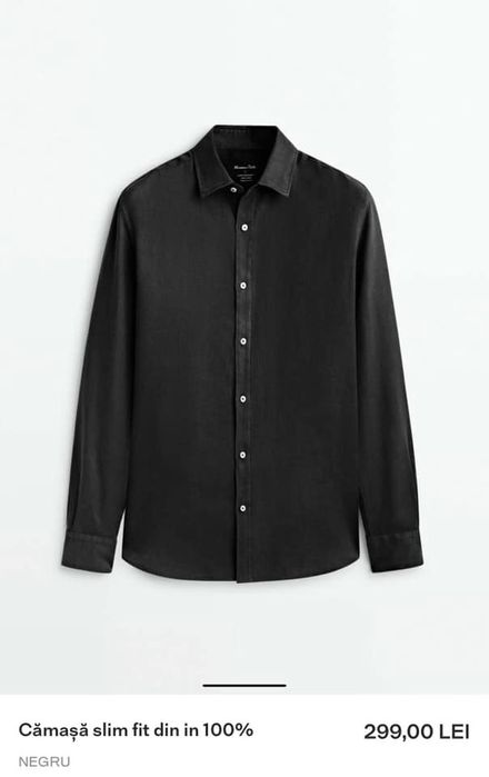 Camasa din in Massimo Dutti