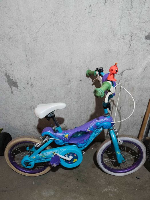 Детско колело за момичета - размер на колелата 16инча