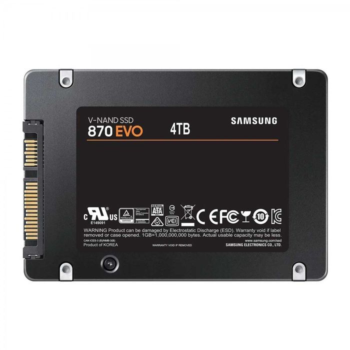SSD Samsung 870 EVO 4TB 2.5" SATA 6 GB/s MZ-77E4T0B/EU