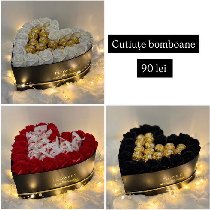 Cutii trandafiri de săpun