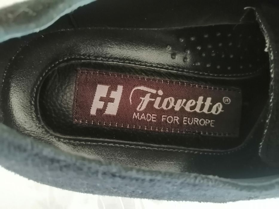 Мужские туфли замша