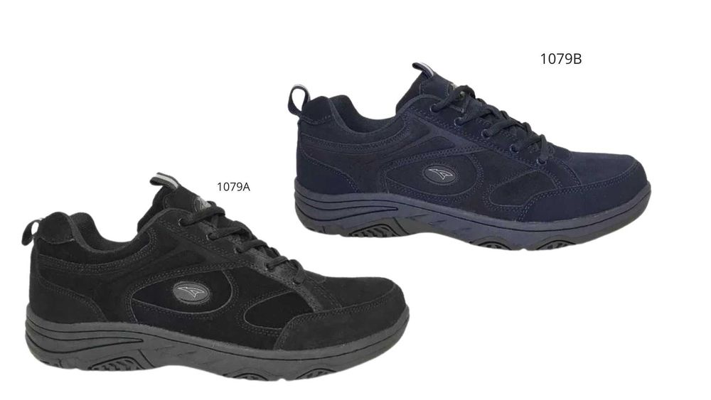 Мъжки спортни обувки от естествен велур