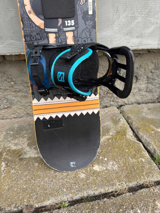 Placa snowboard Salomon JR 135cm+legaturi Salomon