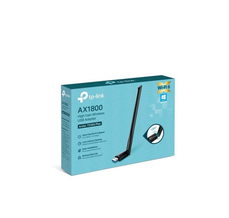 | Wi-Fi адаптер TP-Link Archer TX35U Plus AX1800 USB