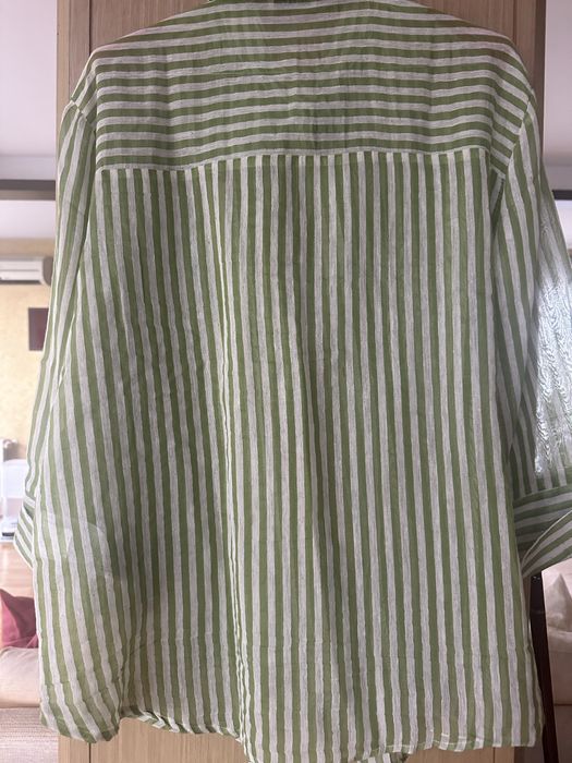 Риза лен и памук